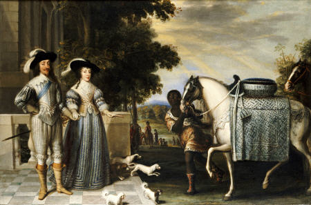King Charles I And Queen Henrietta Maria Departing For The Chase von 