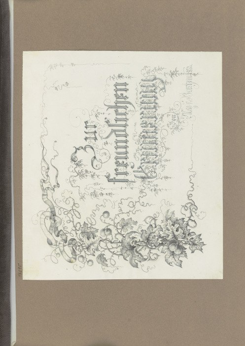 Klebealbum der Marie Auguste Emilie Freiin von Günderrode, Seite 56 von 