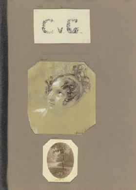 Klebealbum der Marie Auguste Emilie Freiin von Günderrode, Seite 74