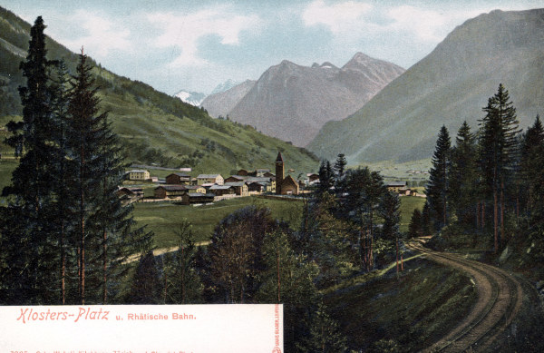 Klosters, Rhätische Bahn von 