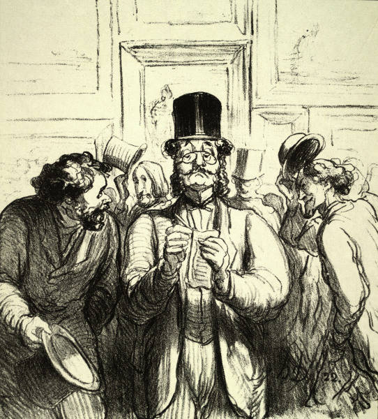 Kunstkritik, Promenade.. / H.Daumier von 