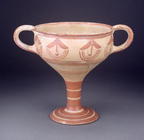 Kylix, Rhodes, Mycenaean, Greece, c.1500 (painted earthenware) 13th
