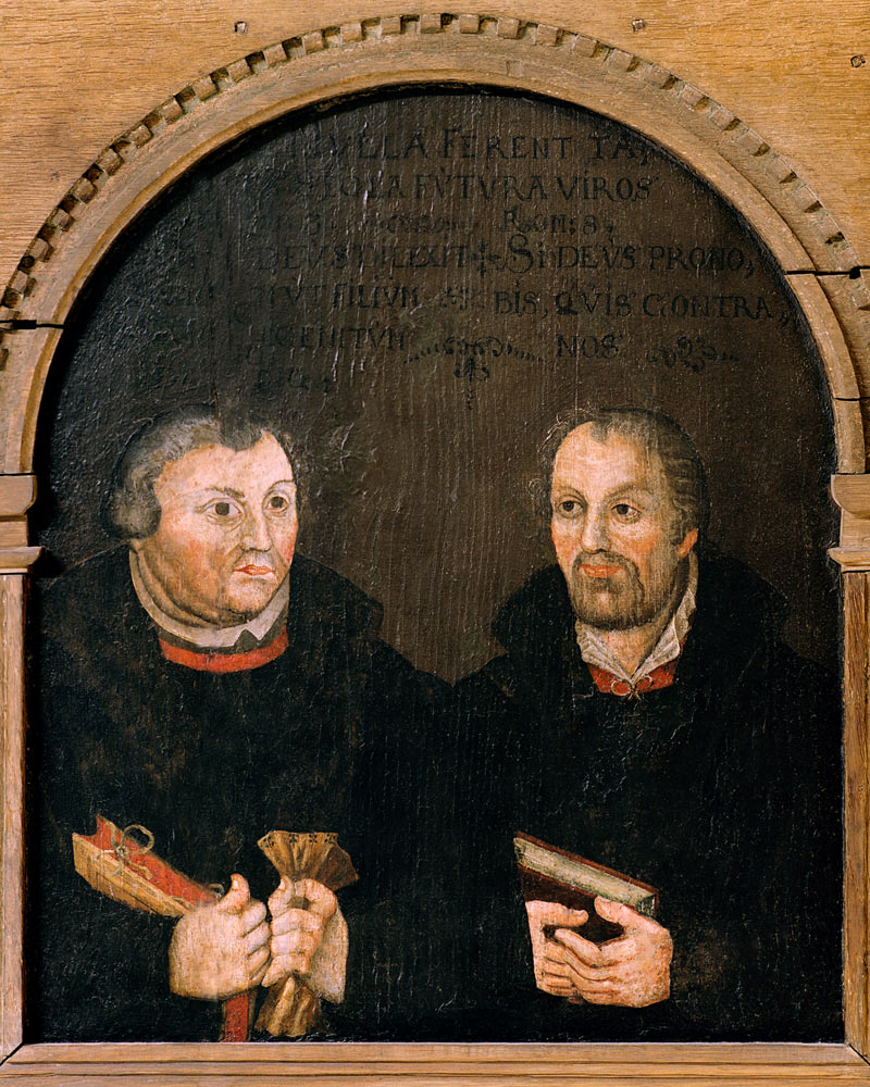 Luther und Melanchthon von 