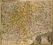 Landkarte Fürstbistum Fulda um 1700