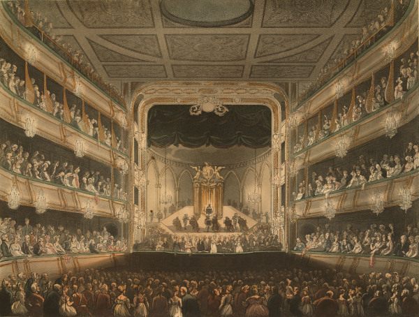 London, Covent Garden Theatre, 1808 von 