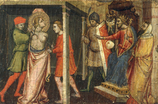 Lorenzo di N.Gerini, Hl.Agathe von 