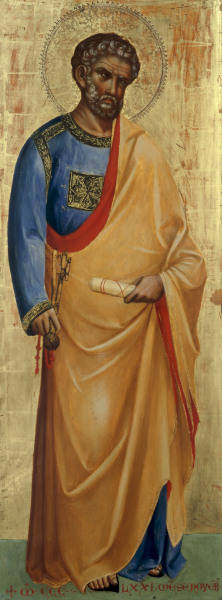 Lorenzo Veneziano, Apostel Petrus von 