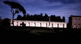 Lateral view of the arcaded terrace, designed by Nanni di Baccio Bigio (d.1568) and Bartolomeo Amman