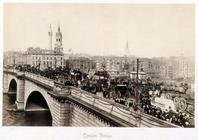 London Bridge, c.1880 (sepia photo) 1750