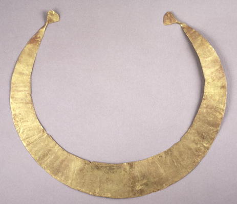 Lunula, from Cork, early Bronze Age (gold) von 