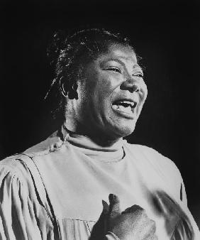 Mahalia Jackson American Singer of Gospel et Negro Spirituals c. 1960