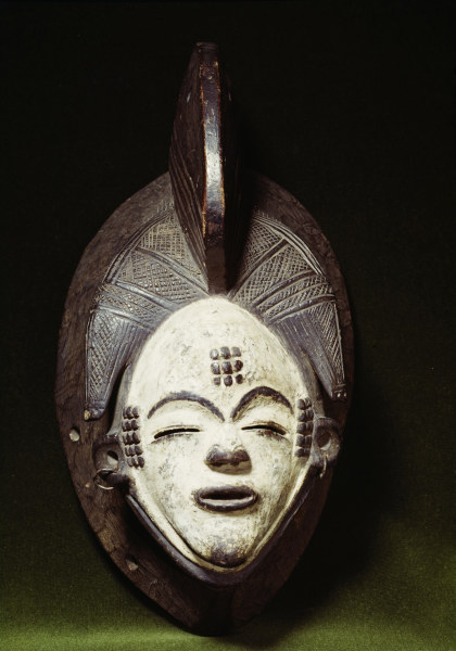 Maske, Punu, Gabun / Holz von 