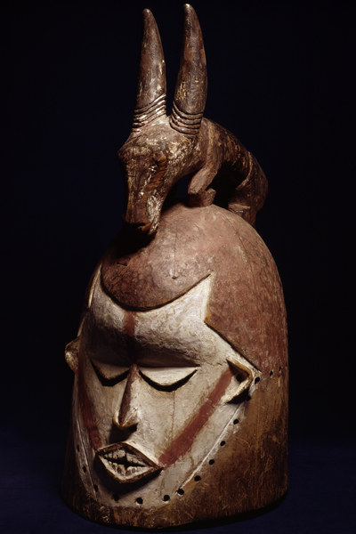 Maske, Suku, Kongo / Holz von 