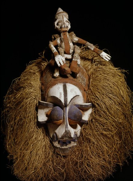Maske, Yaka, Kongo / Holz von 