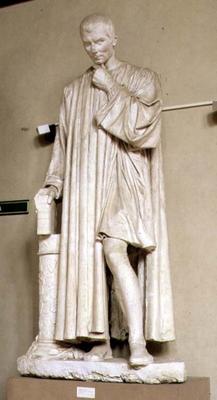Machiavelli, sculpture by Lorenzo Bartolini (1777-1850) (plaster) von 