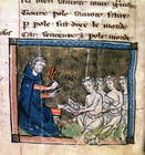 Ms 2200 f.57v The teaching of Grammar, from a collection of scientific, philosophical and poetic wri 17th