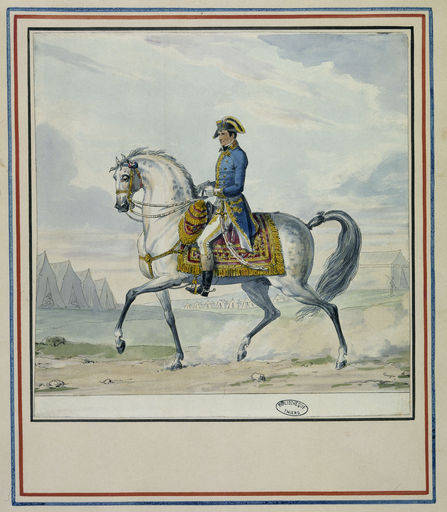Napoleon Bonarparte in Italien / Rad. von 