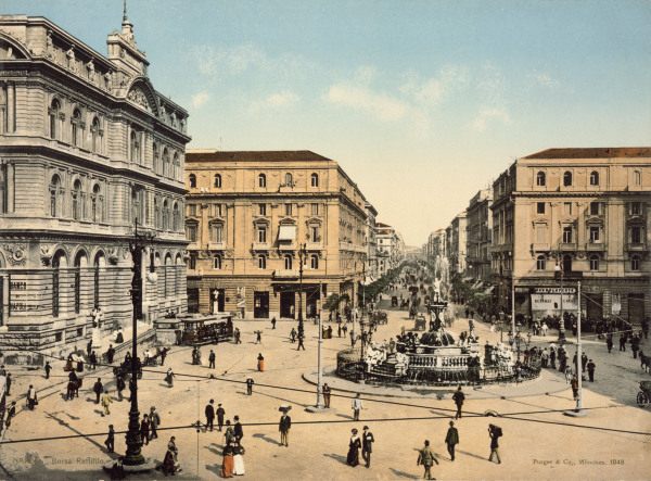 Neapel,Piazza della Borsa von 