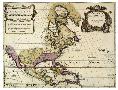 Nordamerika, Landkarte 1708