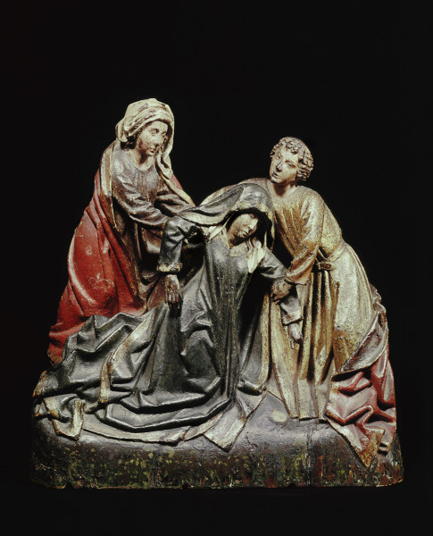 Ohnmacht Mariae / Skulptur, 15.Jh. von 