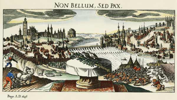 Prag / Ansicht um 1625 von 