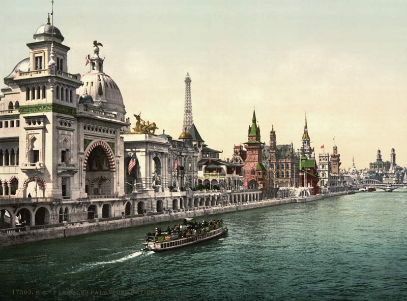 Paris, Weltausst.1900, rue des Nations von 