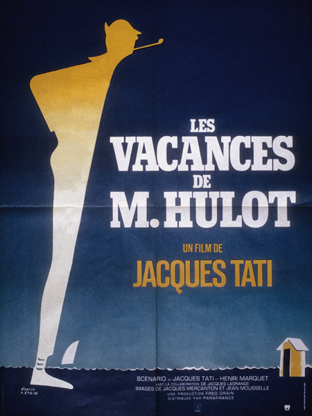 Poster after Pierre Etaix for film Monsieur Hulot's Holiday by Jacques Tati von 