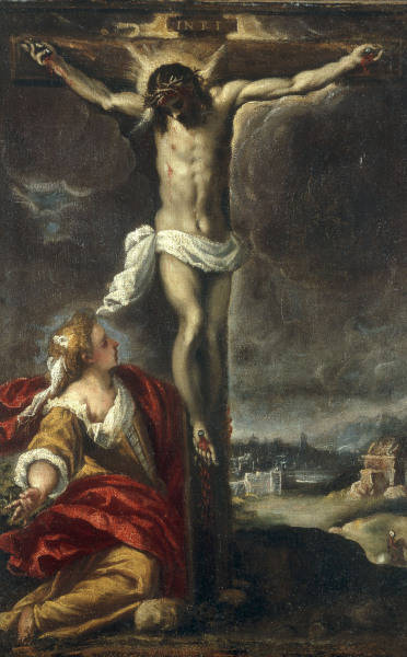 Palma Giovane, Christus am Kreuz.. von 