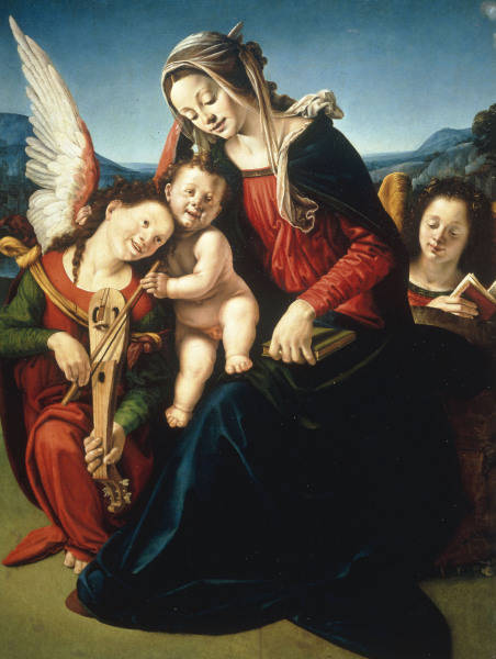 Piero di Cosimo, Maria mit Kind u.Engeln von 