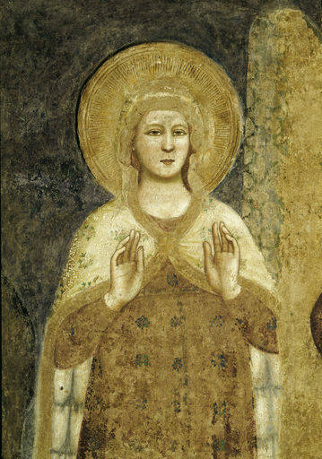 Pomposa, Maria / Fresko von Pietro da R. von 
