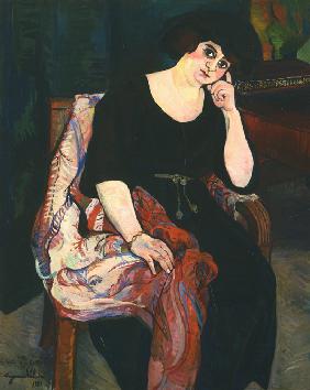 Porträt von Madame Zamaron 1922