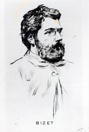 Portrait of Georges Bizet (1838-75) von 