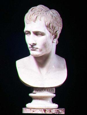 Portrait bust of Napoleon Bonaparte (1769-1821) by Antonio Canova (1757-1822) (marble) von 