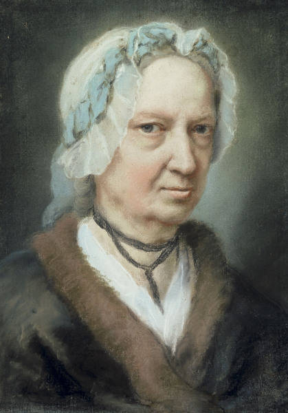 R.Carriera, Bildnis einer aelteren Dame von 