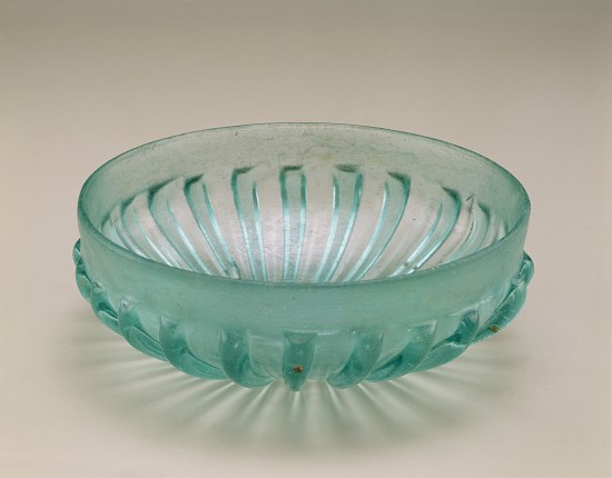 Ribbed moulded bowl, Roman, 1st century BC - 1st century AD von 