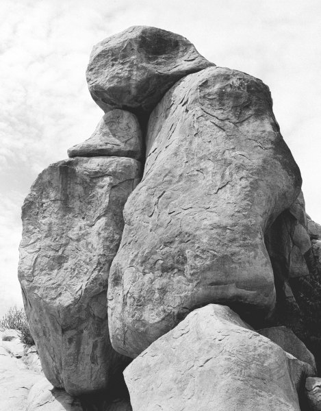 Rocks at Idar (b/w photo)  von 