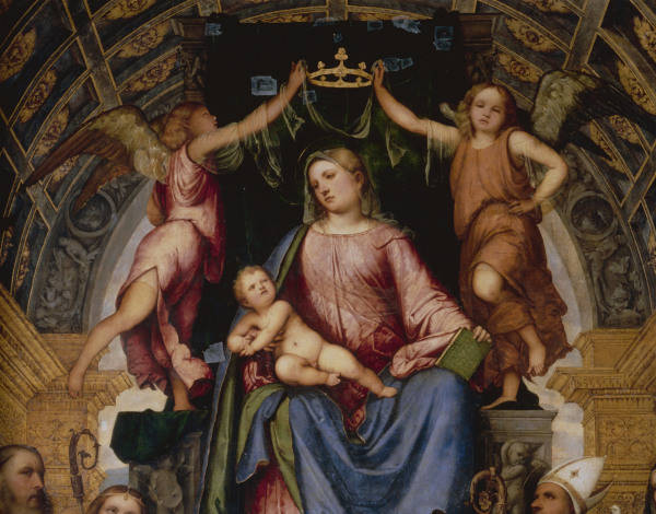 Romanino, Maria mit Kind von 