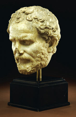 Roman Marble Portrait Of Demosthenes von 