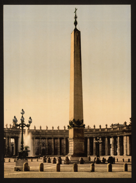 Rom, Petersplatz, Obelisk von 