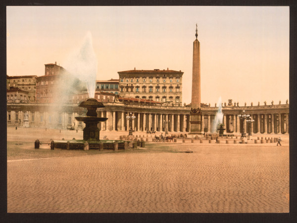 Rom, Petersplatz, Obelisk von 