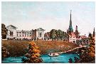 Rostock vom Steintor, um 1844