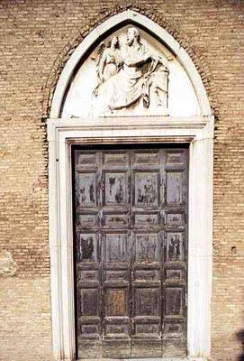 Right hand doorway of the convent, 17th century (photo) von 
