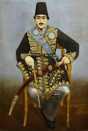 Seated Portrait Of Nasir Al-Din Shah von 