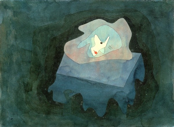 Small Monument of a Head, 1929 (no 275) (w/c, pencil & pen on paper on cardboard)  von 