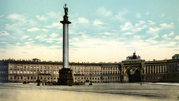 St.Petersburg, Alexandersäule von 
