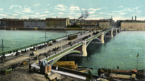St.Petersburg, Litejny-Brücke von 