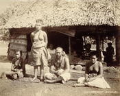 Samoan Belle, 1890s (sepia photo) 14th