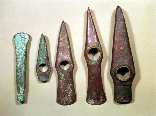 Shafthole axes, from Hungary, Bronze Age (copper) von 