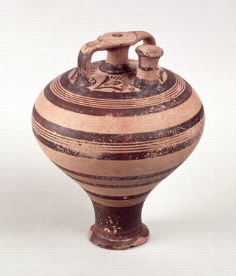 Stirrup Jar, Mycenaean, c.1500-1200 BC (painted earthenware) von 