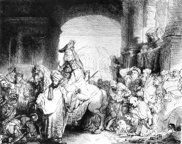 The Triumph of Mordecai, c.1640 von 